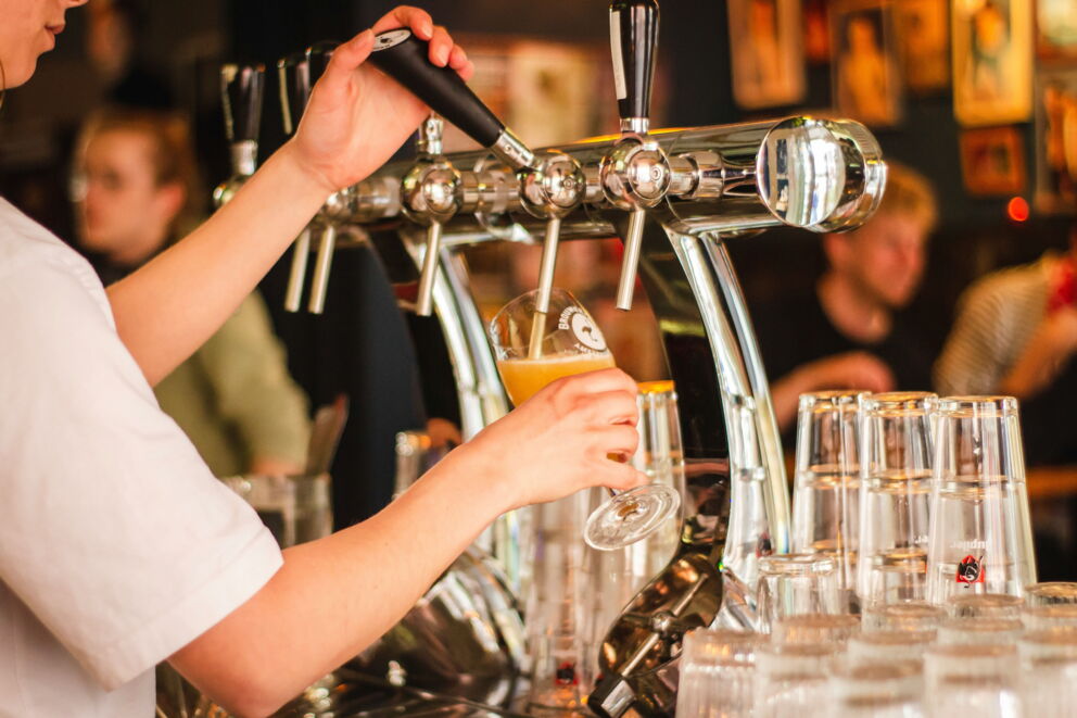 A beer tap for the Oktoberfest © Louis Hansel 