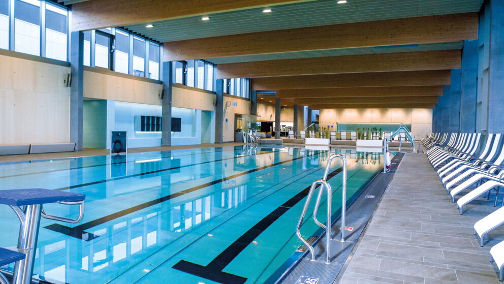 The sports pool at the Ried im Innkreis leisure pool